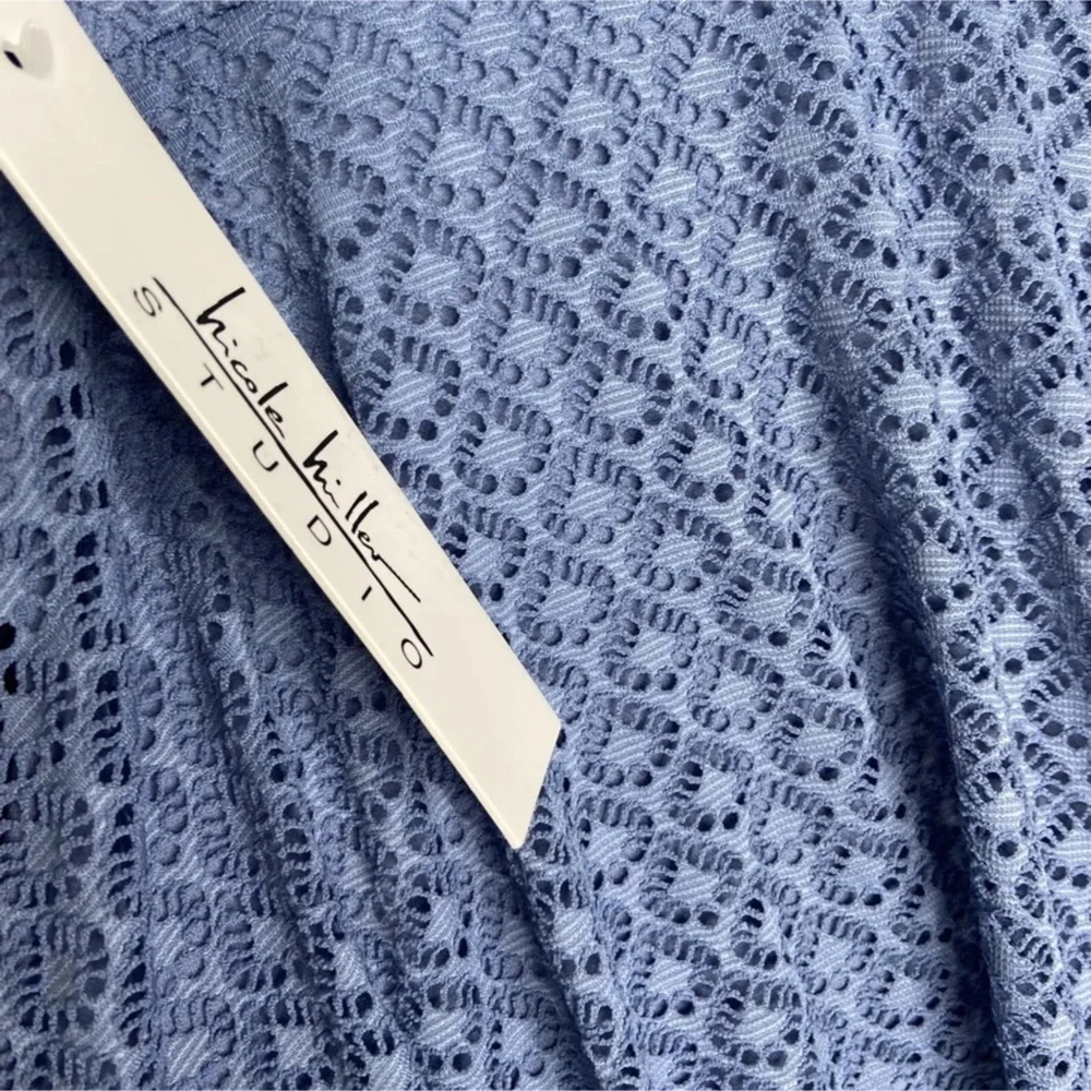 Nicole Miller Crochet Swimdress One Piece (M) NWT - Picture 8 of 12